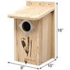Classic Three-Woodpecker House - BirdHousesAndBaths.com