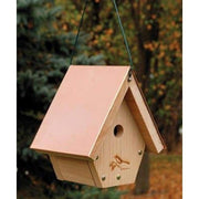 Coppertop Hanging Wren House - BirdHousesAndBaths.com