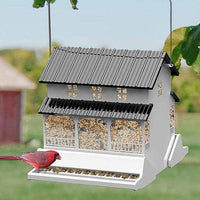Farmhouse Style Absolute Squirrel Resistant Bird Feeder - BirdHousesAndBaths.com