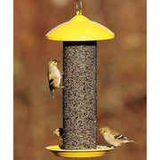 Finch Screen Mesh Yellow Bird Feeder - BirdHousesAndBaths.com