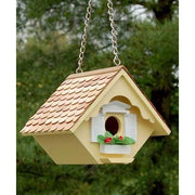 Little Hanging Wren House, Yellow - BirdHousesAndBaths.com