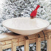 Heated Bird Bath with Deck Mount - BirdHousesAndBaths.com