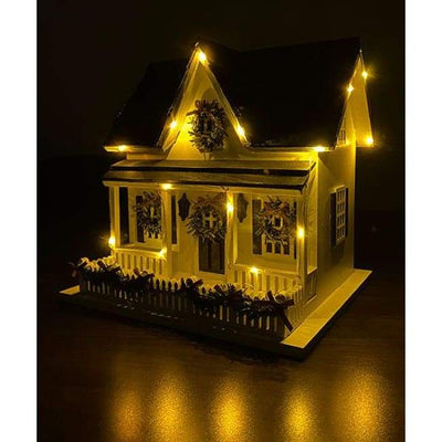 Holiday Bird House with LEDs - BirdHousesAndBaths.com