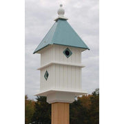 Holly Bird House with Verdigris Roof - BirdHousesAndBaths.com