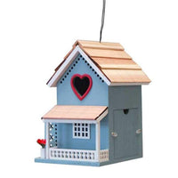 Lover's Lane Cottage Bird House - BirdHousesAndBaths.com