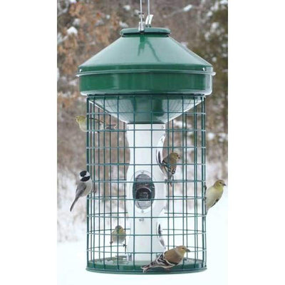 Mixed Seed Caged Bird Feeder - BirdHousesAndBaths.com
