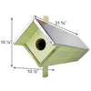 Owl or Kestrel Extended Horizontal House - BirdHousesAndBaths.com