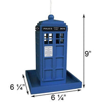 Police Call Box Bird Feeder - BirdHousesAndBaths.com