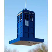 Police Call Box Bird Feeder - BirdHousesAndBaths.com