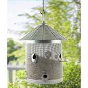 Rustic Farmhouse Mesh Silo Bird Feeder - BirdHousesAndBaths.com