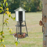 Rustic Farmhouse Water Tower Bird Feeder - BirdHousesAndBaths.com