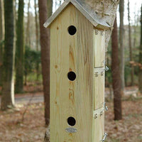 Three Story Bird House - BirdHousesAndBaths.com